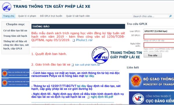 Hướng dẫn tra cứu giấy phép lái xe thật - giả mới nhất
