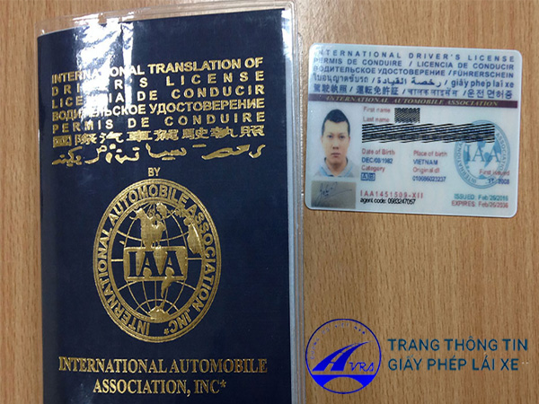 Bằng Lái xe quốc tế IAA Bằng Lái xe quốc tế IAA