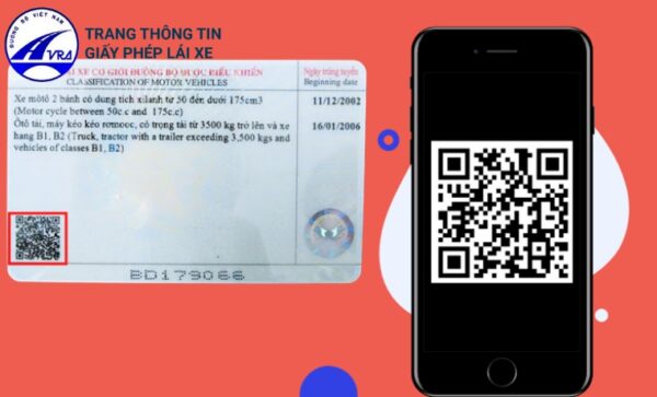 Mã QR bằng lái xe