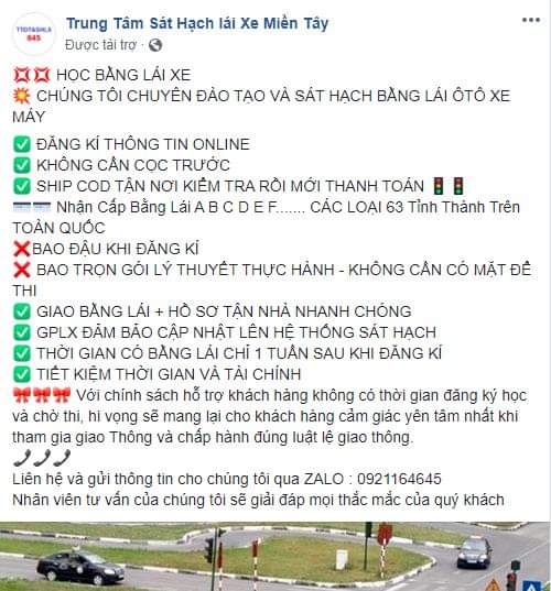 TỔ CHỨC LÀM GPLX GIẢ