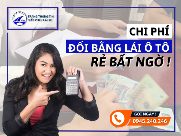 Đổi bằng lái xe ô tô đôi bằng lái xe ô tô