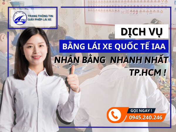 Bằng lái xe quốc tế iaa Bằng lái xe quốc tế iaa