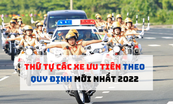 thứ tự các xe ưu tiên