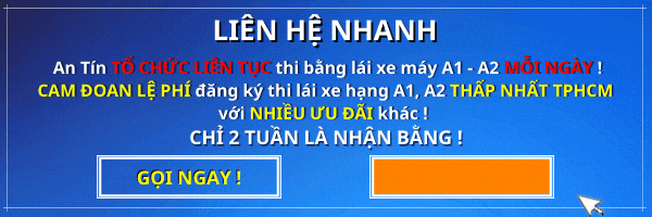 Nộp hồ sơ đăng ký thi bằng lái xe a2