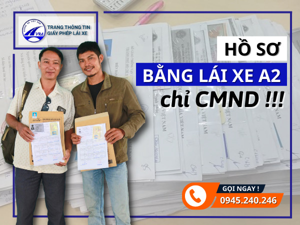 đăng ký thi bằng lái a2