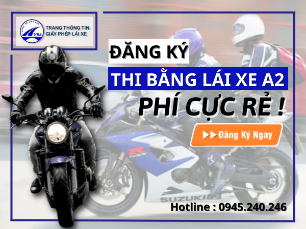 thi bằng lái a2