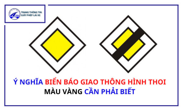 Biển báo giao thông hình thoi