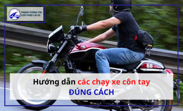 cách chạy xe côn