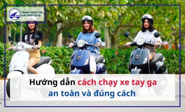 Cách chạy xe tay ga đúng cách