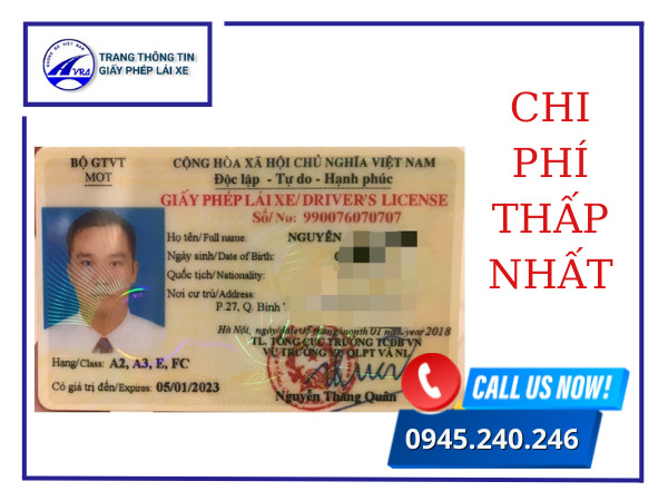 Đổi bằng ô tô hạng FC với chi phí thấp nhất Đổi bằng ô tô hạng FC với chi phí thấp nhất