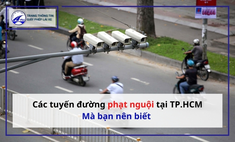 tuyến đường phạt nguội TP.HCM