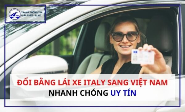 Đổi bằng lái ý sang Việt nam