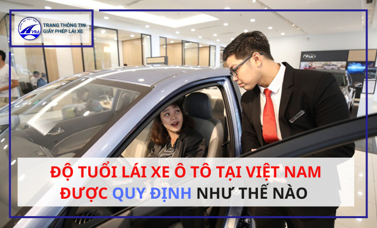 Độ tuổi lái xe ô tô tại VIỆT NAM được QUY ĐỊNH như thế nào