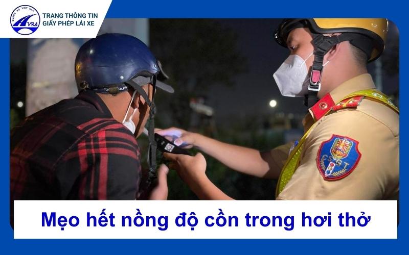 Mẹo hết nồng độ cồn trong hơi thở