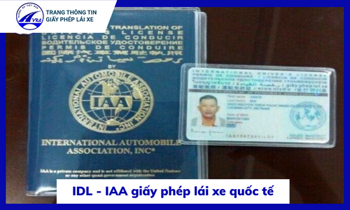 Bằng lái xe quốc tế IDL-IAA