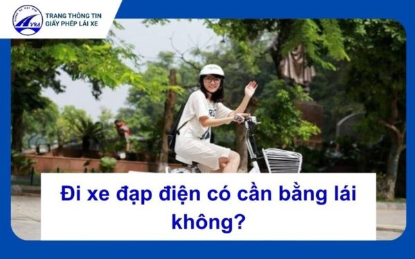Đi xe đạp điện có cần bằng lái không? [Cập nhật 2023]