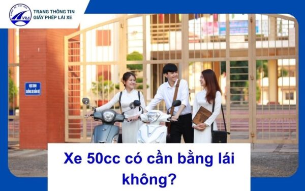 xe 50cc có cần bằng lái không