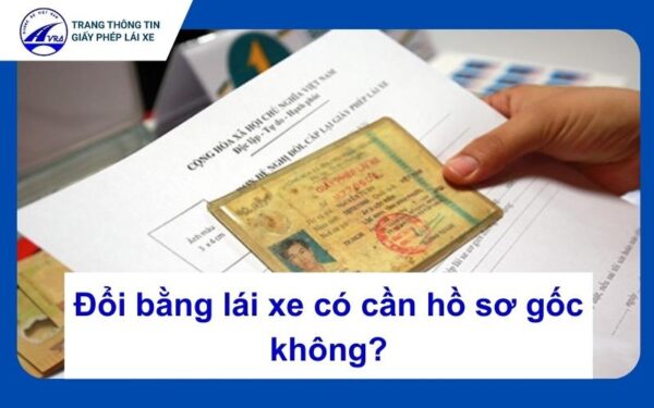 Đổi bằng lái xe có cần hồ sơ gốc không? 4 Đổi bằng lái xe có cần hồ sơ gốc không?