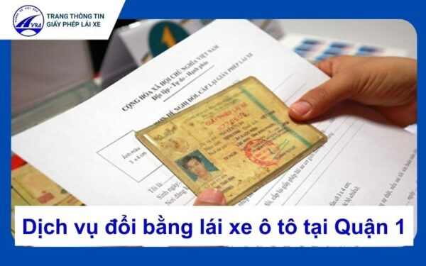Dịch vụ đổi bằng lái xe ô tô tại Quận 1 nhanh chóng, uy tín 9 Dịch vụ đổi bằng lái xe quận 1
