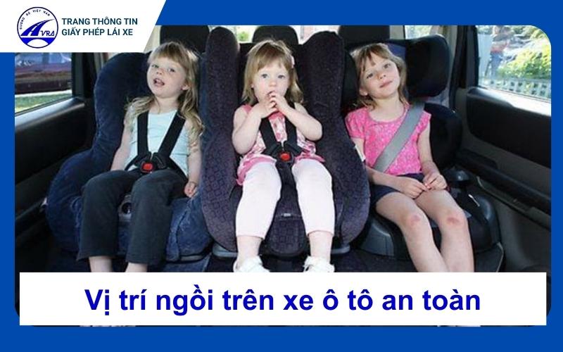 Vị trí ngồi trên xe ô tô