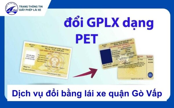 Dịch vụ đổi bằng lái xe ô tô tại Quận Gò Vấp cấp tốc 5 Đổi bằng lái xe quận Gò Vấp