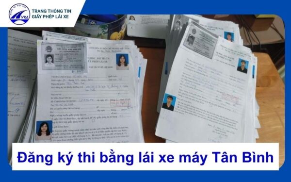 Thi bằng lái xe máy tân bình