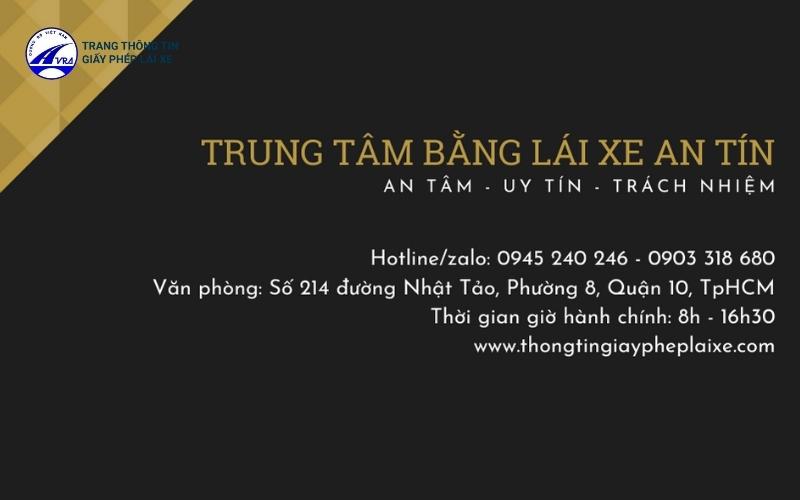 Trung tâm An Tín - Địa chỉ đăng ký thi bằng lái xe máy uy tín