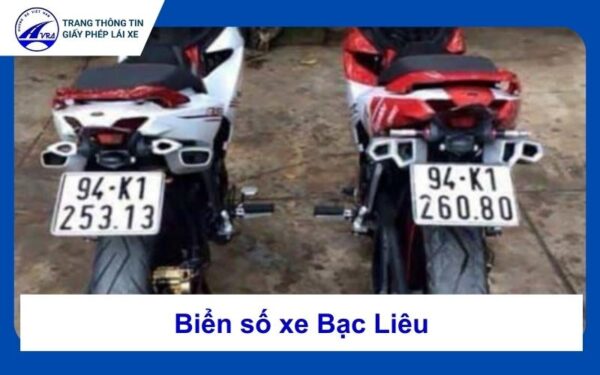Biển số xe Bạc Liêu