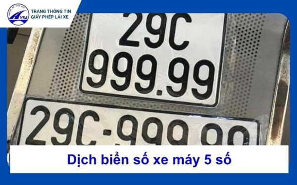 Dịch biển số xe máy 5 số