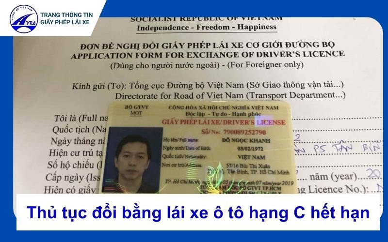 Đổi bằng lái xe ô tô hạng C