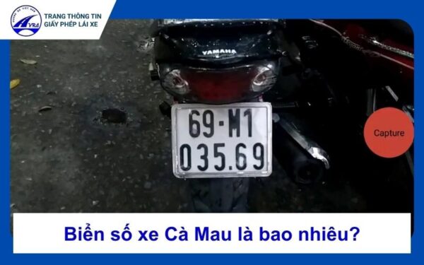 Biển số xe Cà Mau
