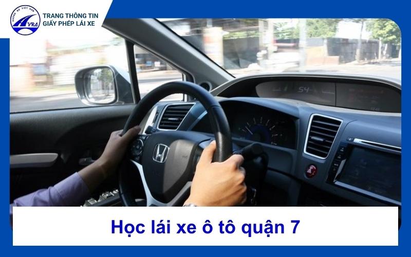 Học lái xe ô tô quận 7