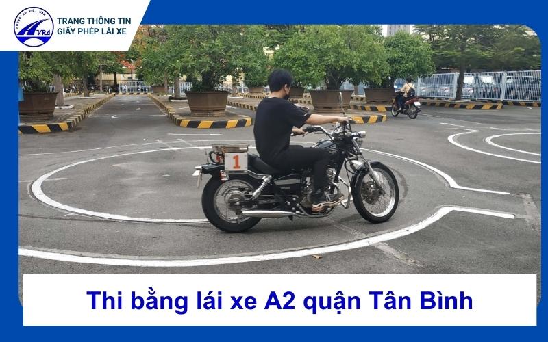 Thi bằng lái xe A2 quận Tân Bình