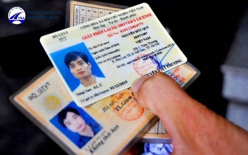 Thủ tục đổi bằng lái xe máy như thế nào? 2 Đổi bằng lái xe máy mẫu cũ sang mẫu mới