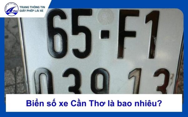 Biển số xe Cần Thơ