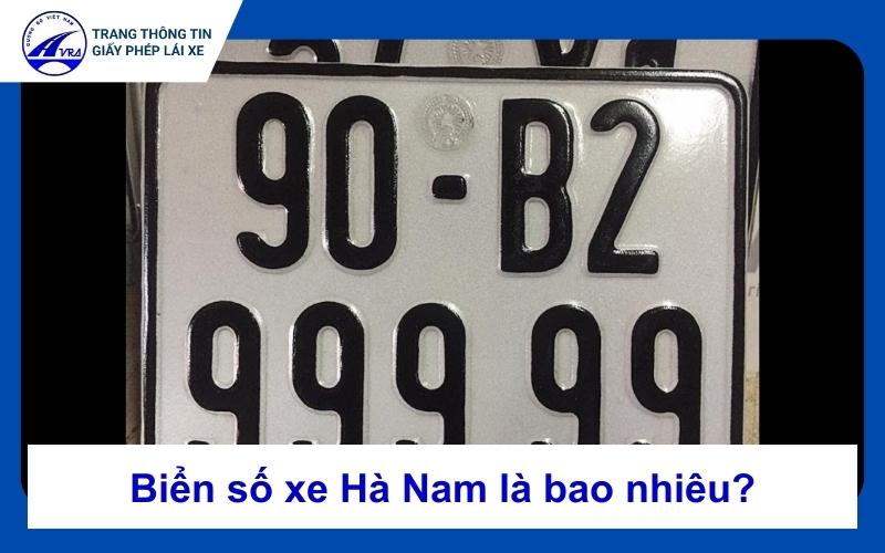 Biển số xe Hà Nam