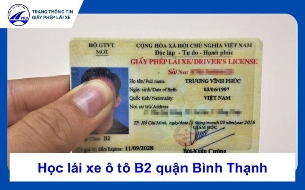 Học lái xe ô tô B2 quận Bình Thạnh uy tín, chất lượng 8 Học lái xe ô tô B2 quận Bình Thạnh