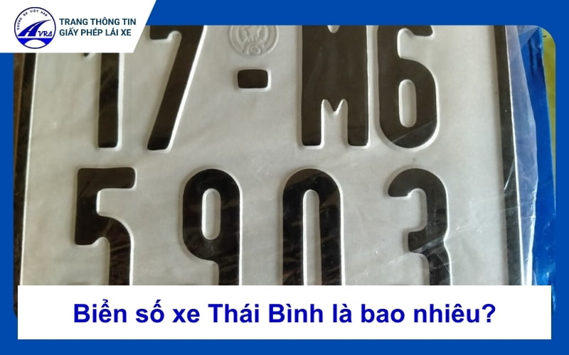 Biển số xe thái bình