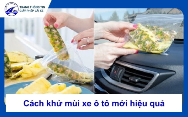 Cách khử mùi xe ô tô mới