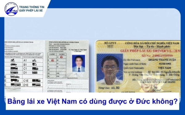 Bằng lái xe Việt Nam có dùng được ở Đức