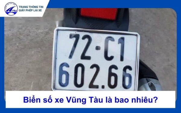 Biển số xe Vũng Tàu