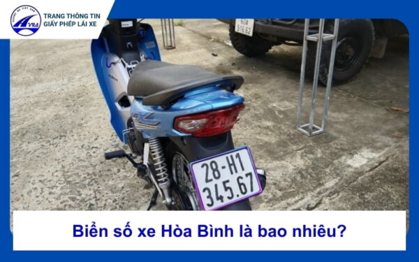 Biển số xe Hoà Bình
