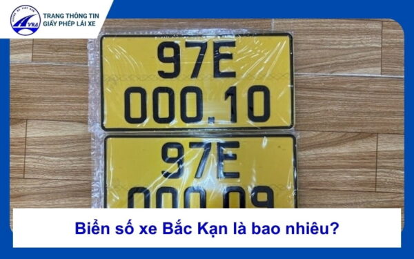 Biển số xe Bắc Kạn