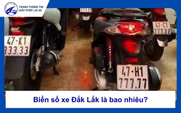 Biển số xe ở Đắk Lắk