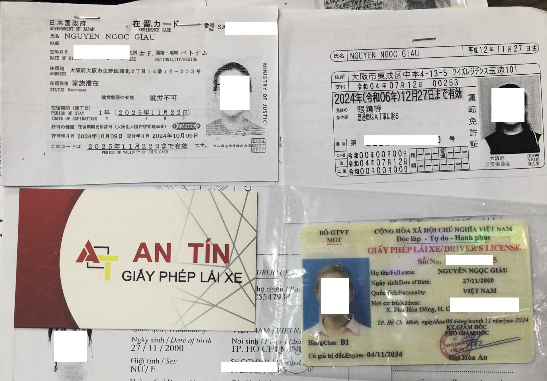 Chi phí đổi bằng lái xe Nhật Bản sang Việt Nam