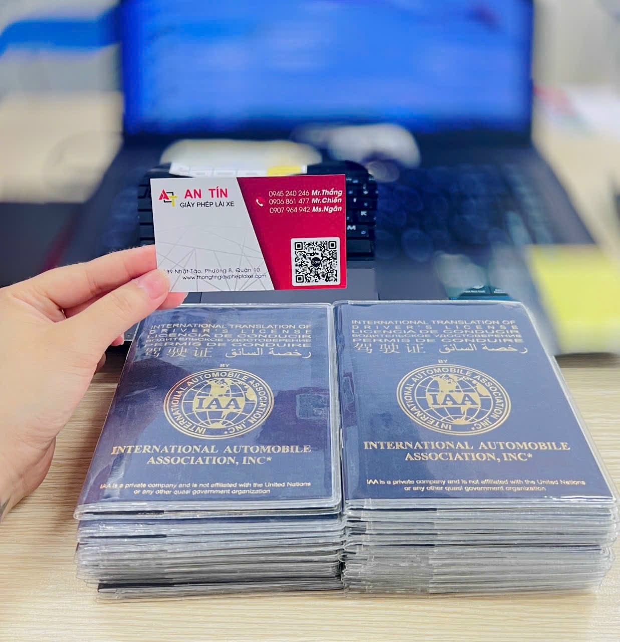 đổi bằng lái xe quốc tế online