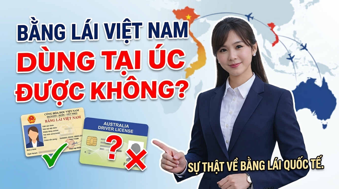 Bằng lái xe Việt Nam có dùng được ở Úc không? 11