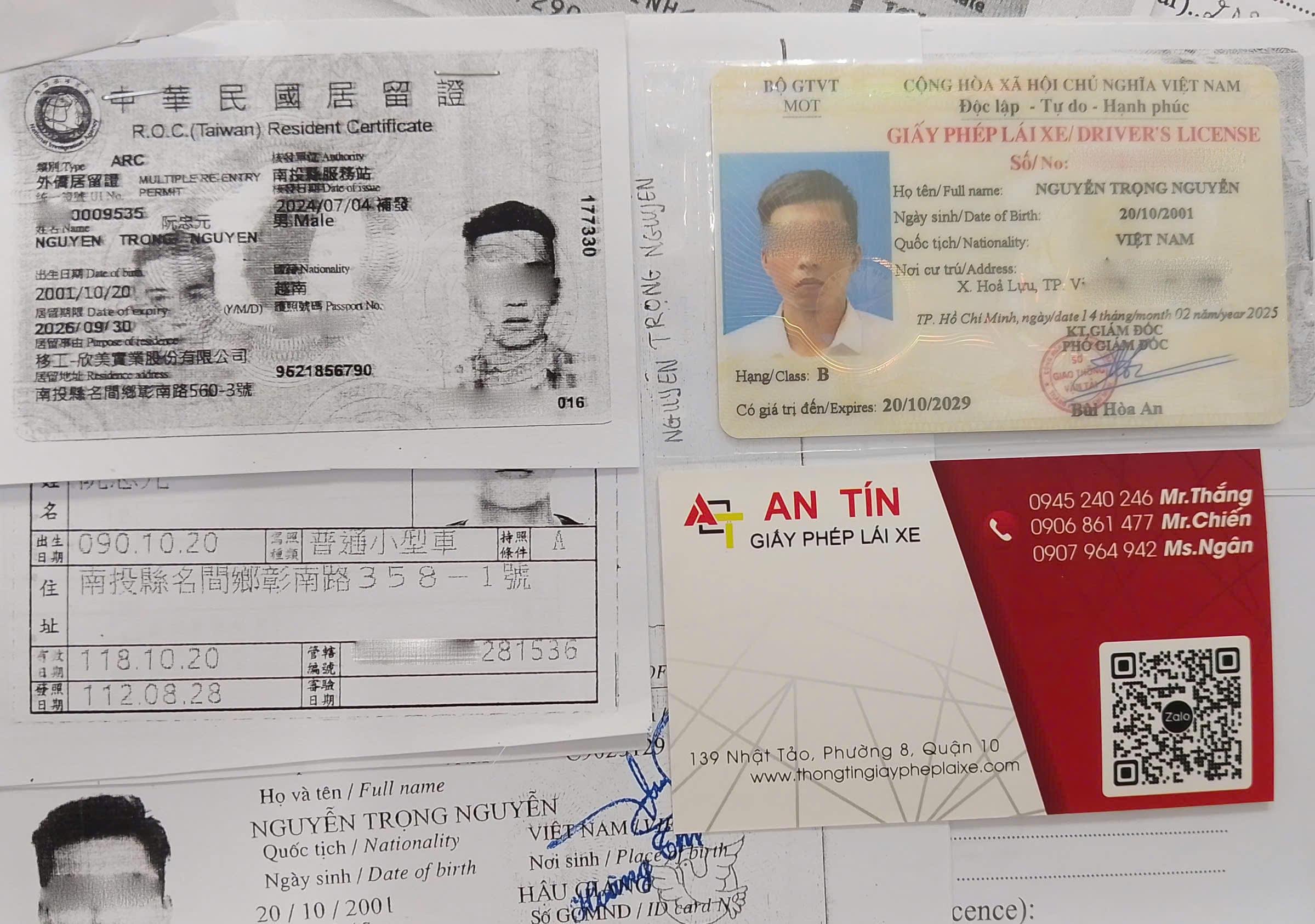 dịch vụ đổi bằng lái xe đài loan sang việt nam Đổi bằng lái xe Đài Loan sang Việt Nam uy tín, giá tốt 1