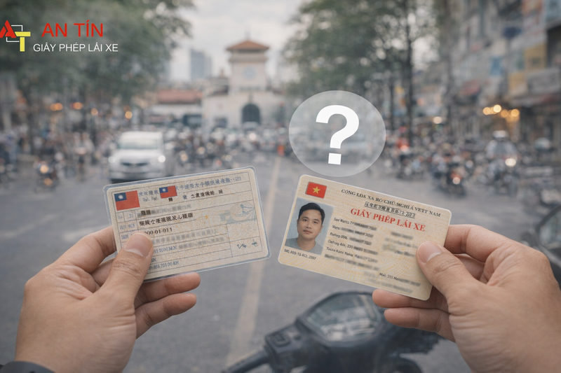 Đổi bằng lái xe Đài Loan sang Việt Nam ở đâu? 2 Bằng lái xe Đài Loan có dùng trực tiếp ở Việt Nam không? (và rủi ro nếu dùng sai)