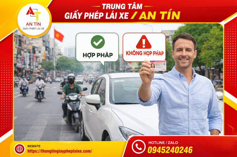 Việt kiều về nước lái xe cần bằng lái gì để không bị phạt?
